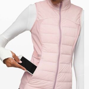 Lululemon Down For It All Vest- Porcelain Pink Size 12